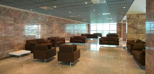 Hall de entrada del hospital